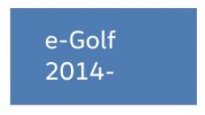 e-Golf 2014-